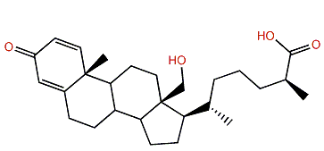 (25S)-3-Oxocholesta-1,4-dien-26-oic acid